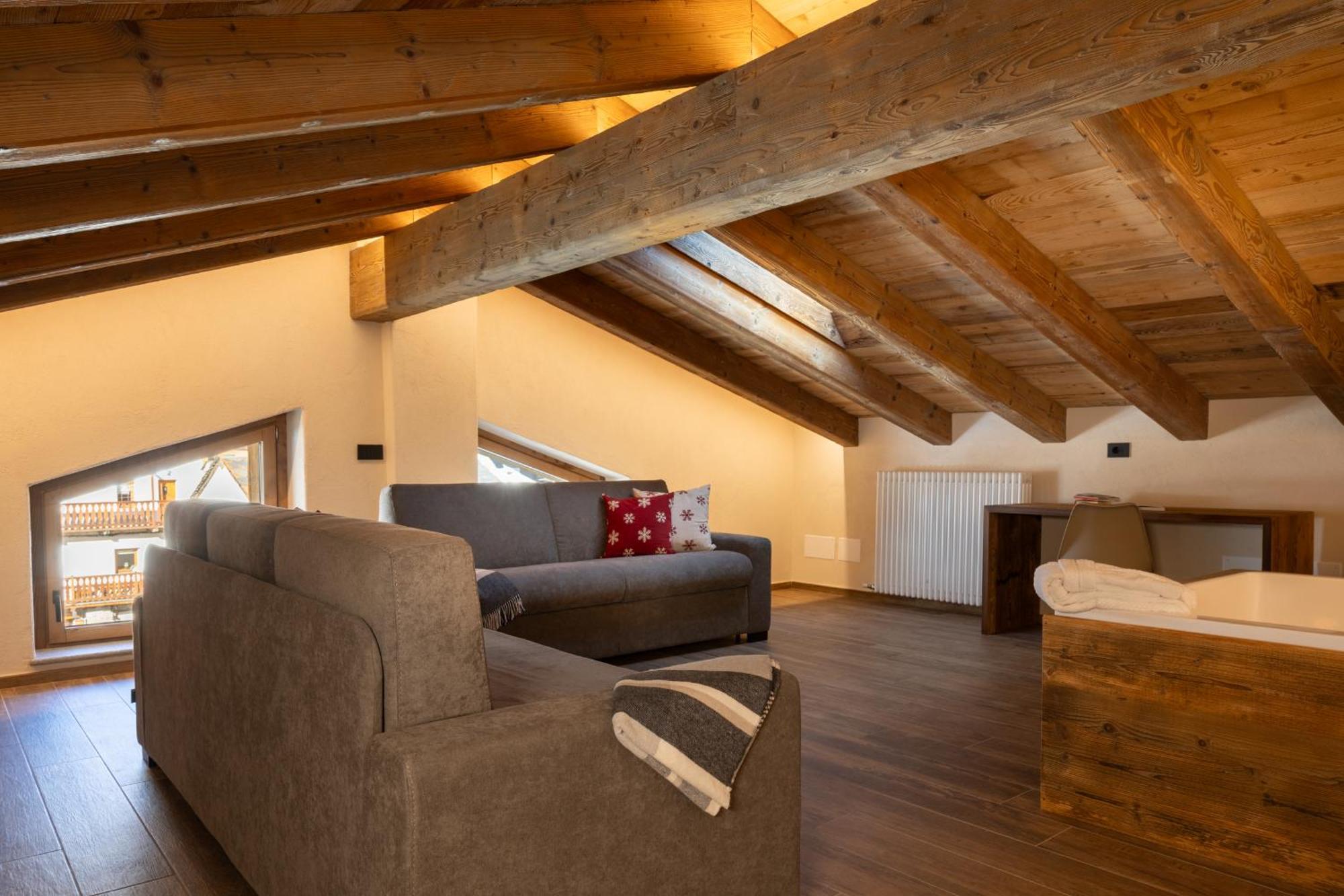 Les Reves Des Montagnards, Appartements De Charme Torgnon Zewnętrze zdjęcie