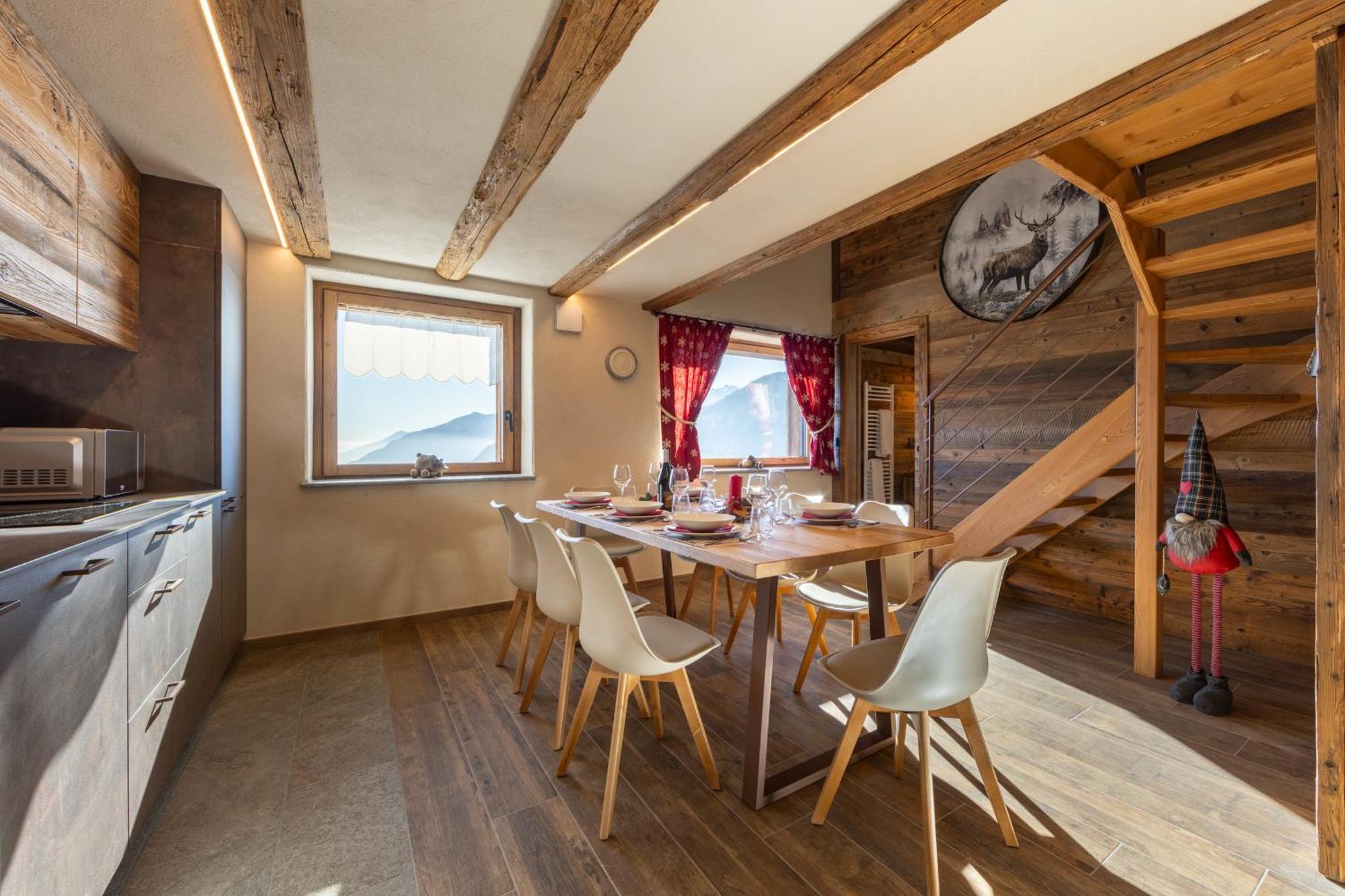 Les Reves Des Montagnards, Appartements De Charme Torgnon Zewnętrze zdjęcie